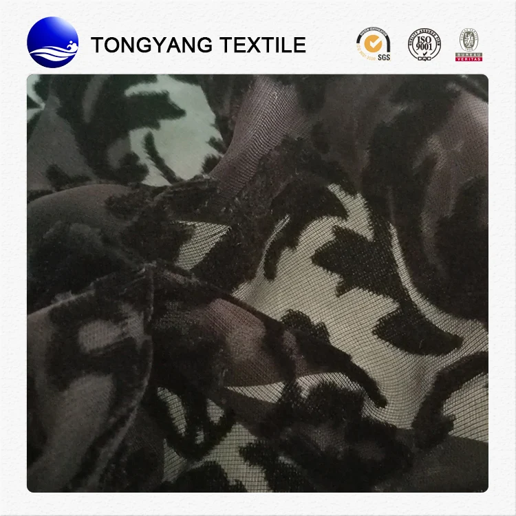 design burnout velvet fabric wholesale Good Price
