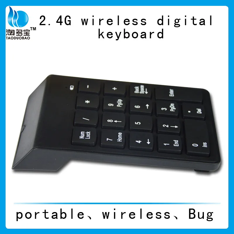 Mini Numeric Keypad 2.4g Wireless Digital Keyboard 18keys Numeric Keypad For Laptop