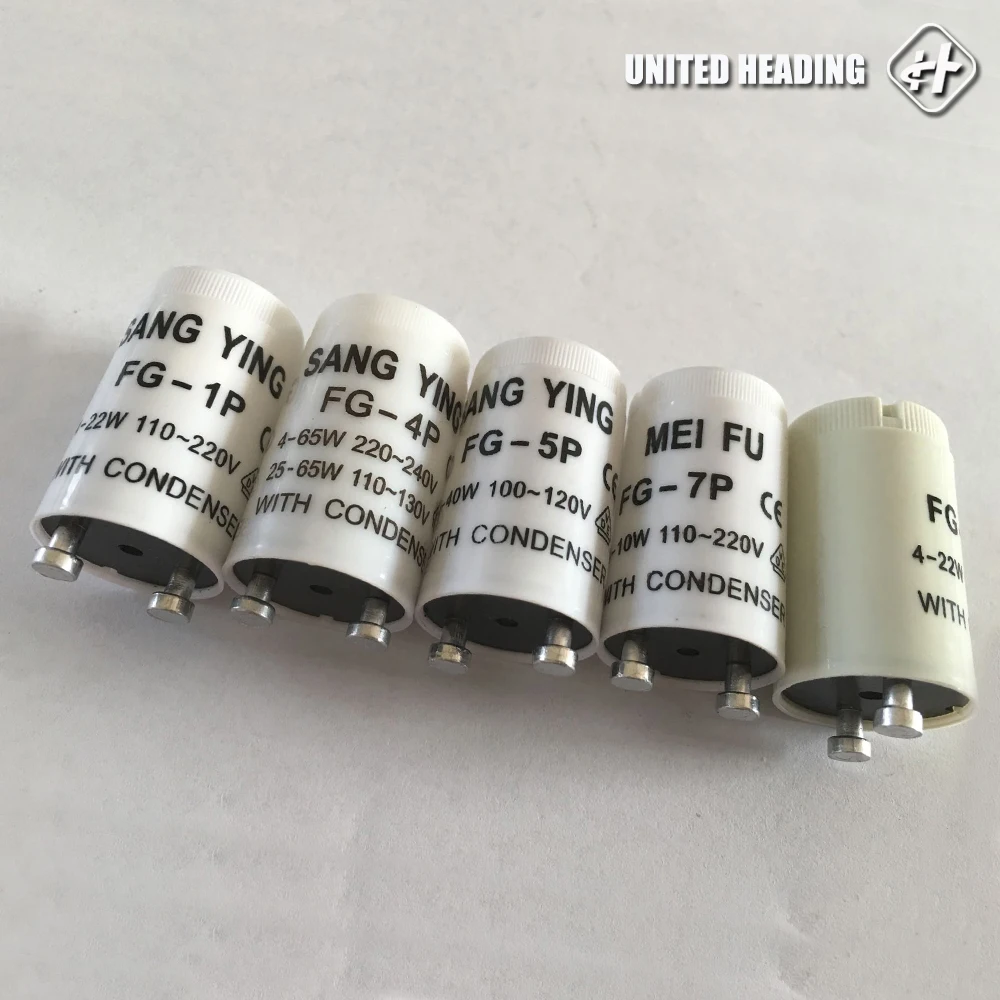 
high quality AC220V-240V/110-130V S10 FS-U 4-65W T8 fluorescent starter 