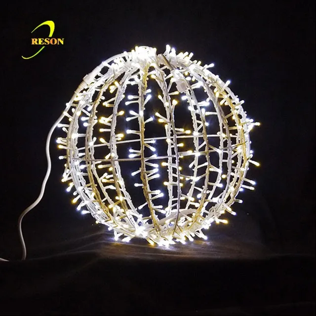 Wholesale Acrylic Balls Led Light For Christmas Decoration