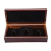 Luxury Wooden Perfume Essence Oil Storage Gift Box with EVA Insert and Velvet Lining
