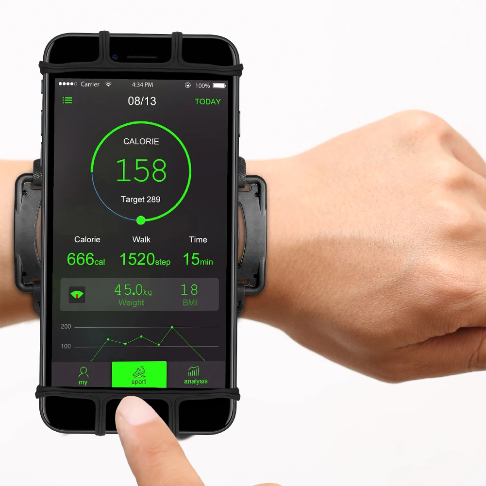 

2021Factory Price 360 Degree Rotatable Running Sport Wristband For phone