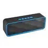 Shenzhen high quality custom logo rechargeable wireless bluetooth speaker with fm radio