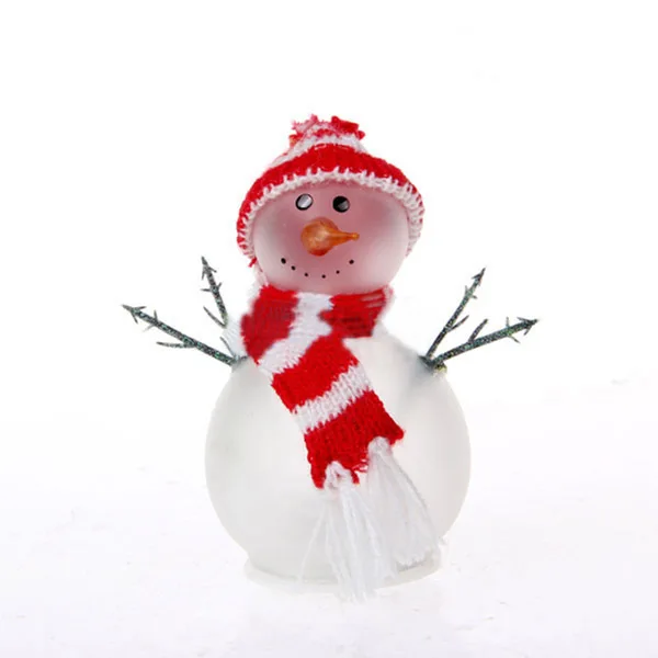 glass snowman christmas decoration