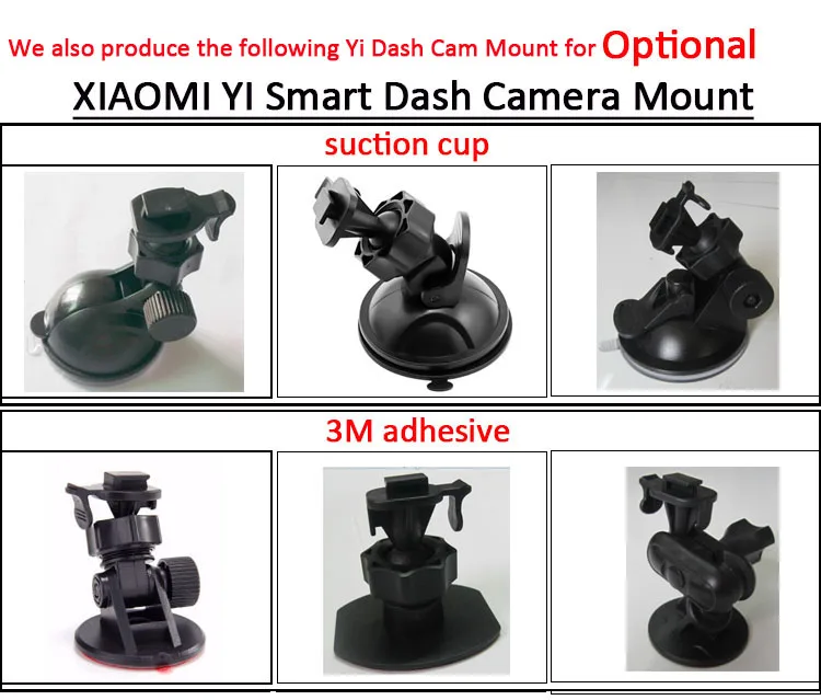 Suction Mount Dvr Xiaomi Yi For Xiaomi YI GoPro Smart Car DVR 360