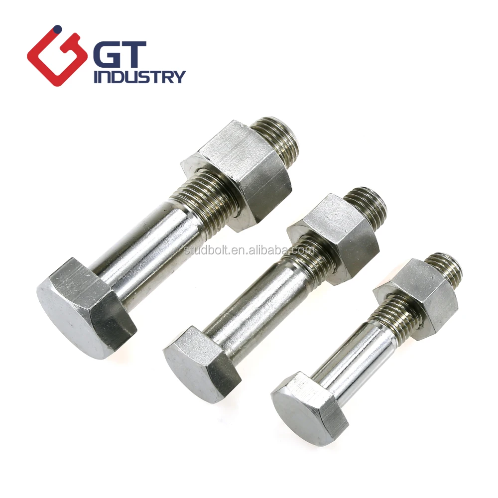 
High strength A2-70 Inch 304 stainless steel Hex bolts 