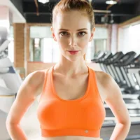 

Cheap Wholesale women ladies girls sports plain dye gym bra