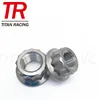 12 point din6923 titanium hex flange nuts