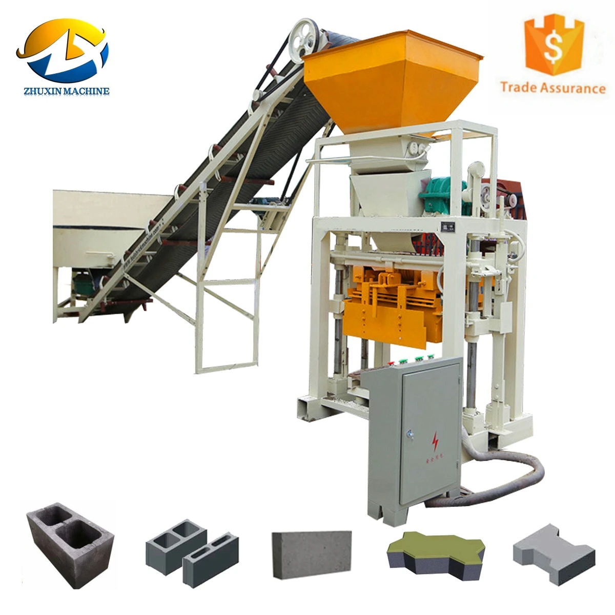 Qt40-1 Types Of Brick Making Machinary List Of Small Scale Industries