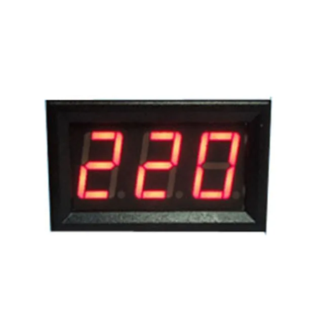 AC70V-500V 3 Digital 2 Wire LED AC Voltage Meter Voltmeter AC110V 220V 230V 380V
