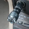 Emergency car plug rechargeable led flashlight