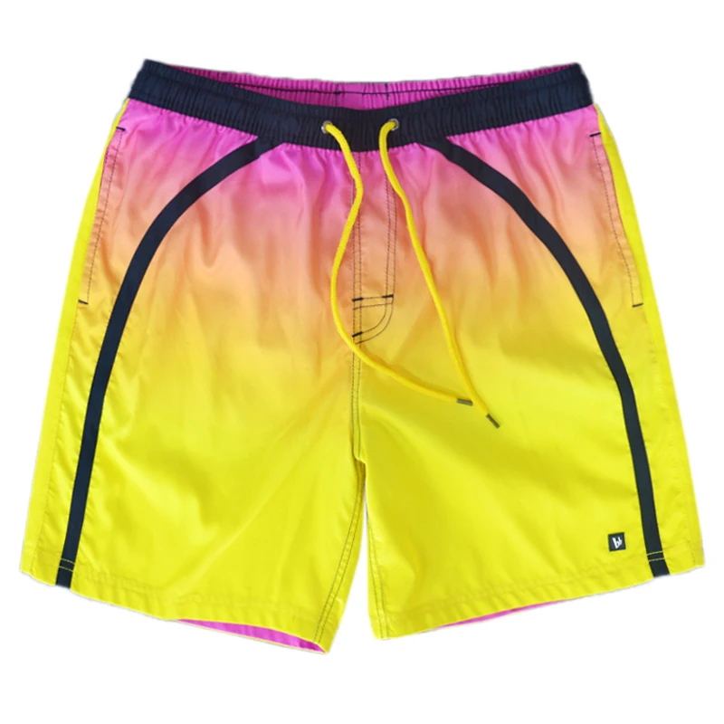 

Color Changing Print Anti-uv Beachwear Swim Trunks Shorts Surf