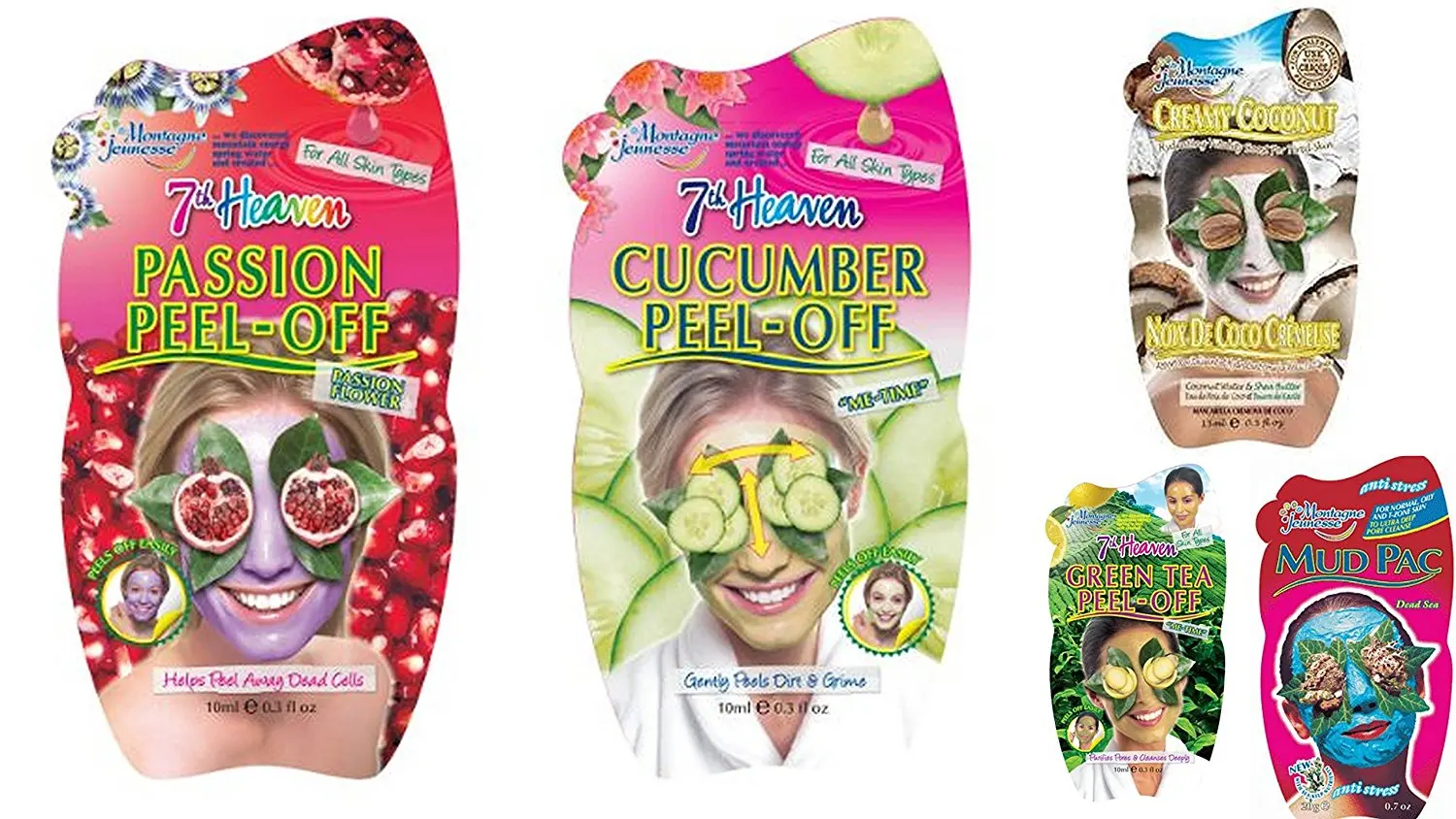 Buy Montagne Jeunesse Cucumber Peel Off Face Mask 2 Pack