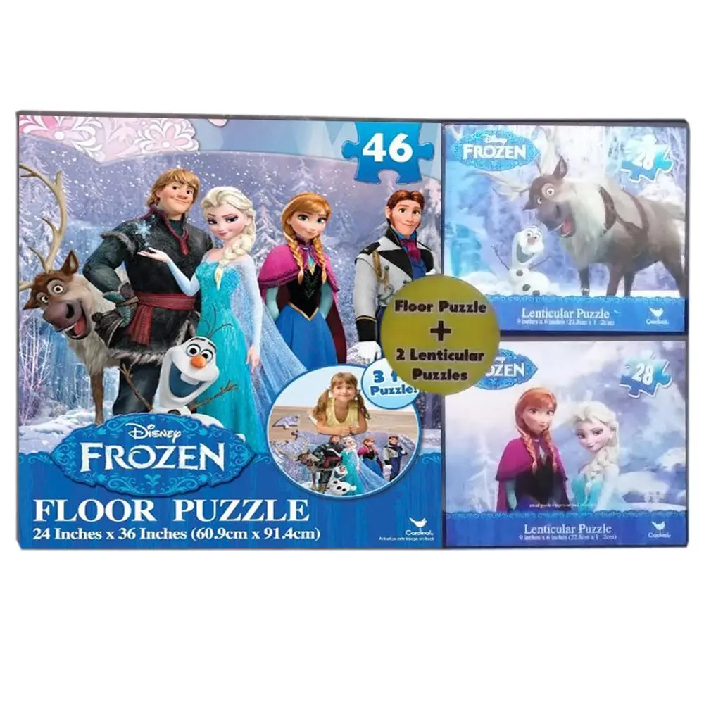 Buy Disney Frozen Floor Puzzle 3ft Puzzle With Set Of 2 Word