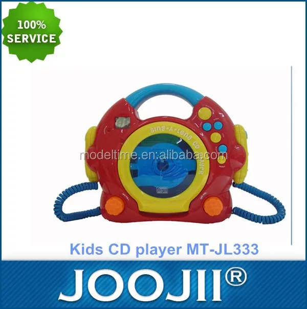 Portable Kids Simple CD player with microphone