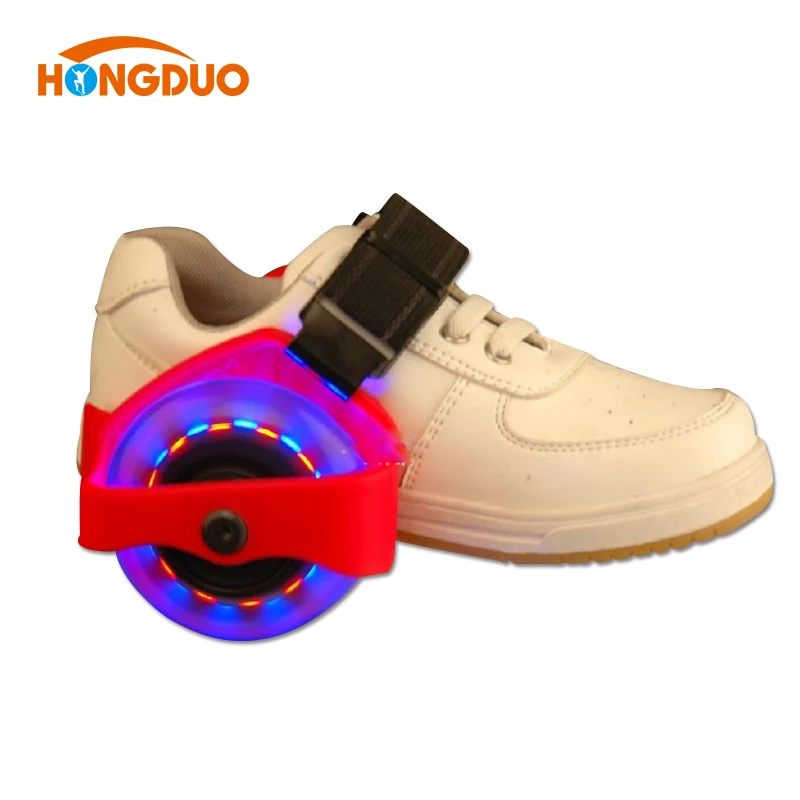
Adjustable street glider wheel heel flashing roller for kids shoes 