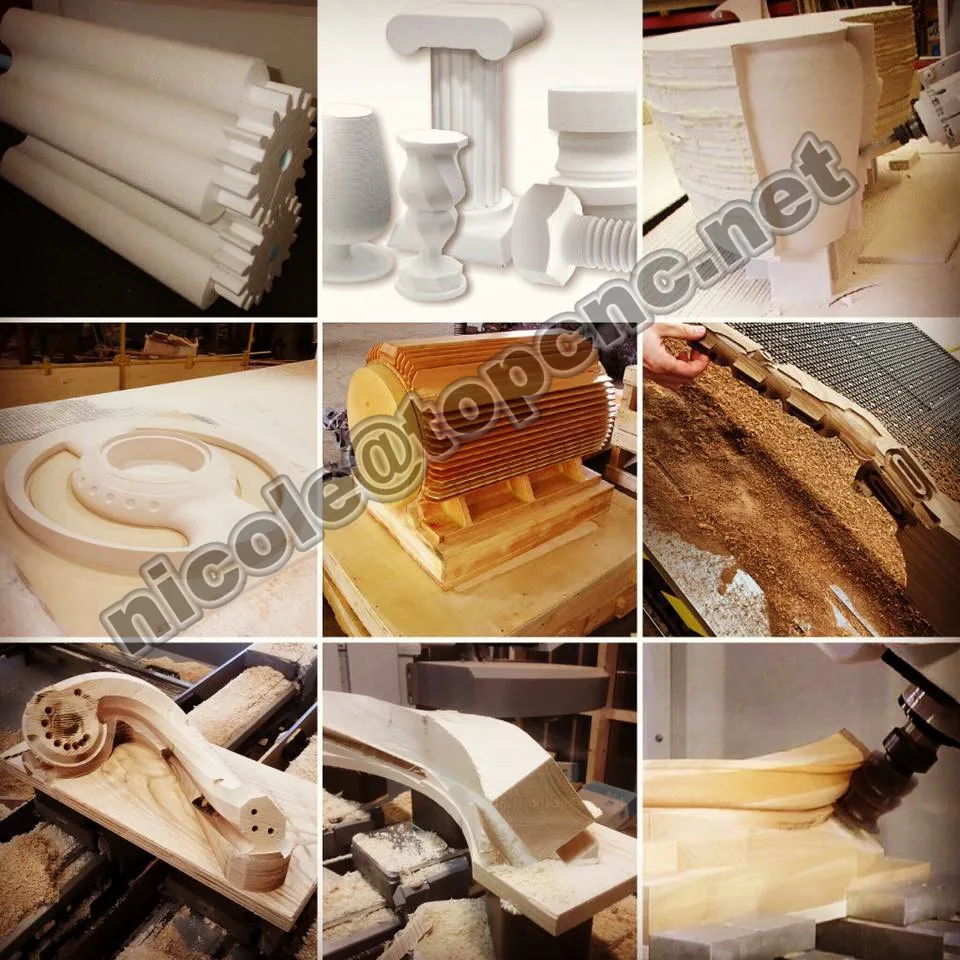 New type strong 0609 4 axis wood cnc router homemade wood engraving machine