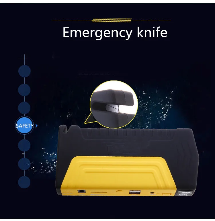 High quality dual usb portable power bank 16800 mah car jump starter power bank