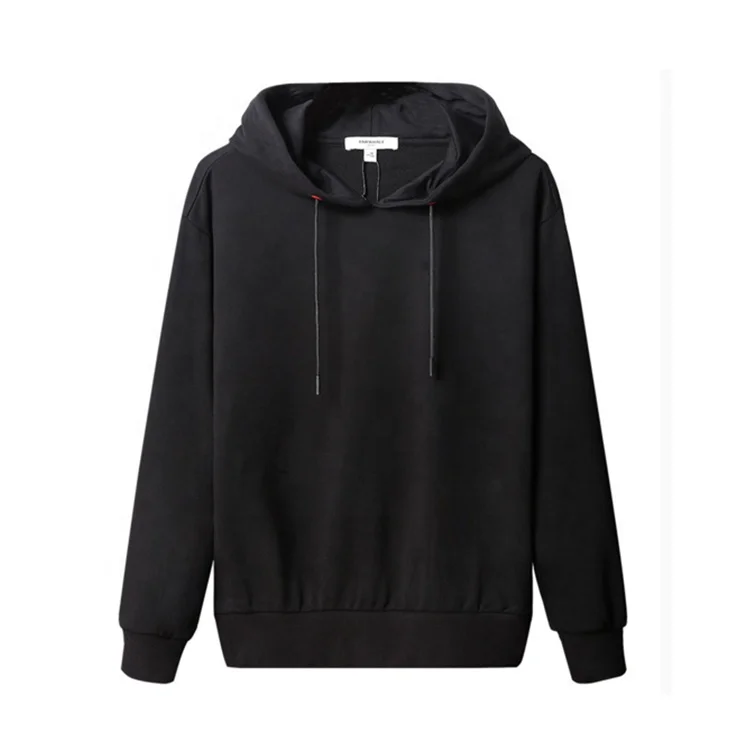 

Popular Black 100% Cotton Plain Embroidered Hoodie, Any single color