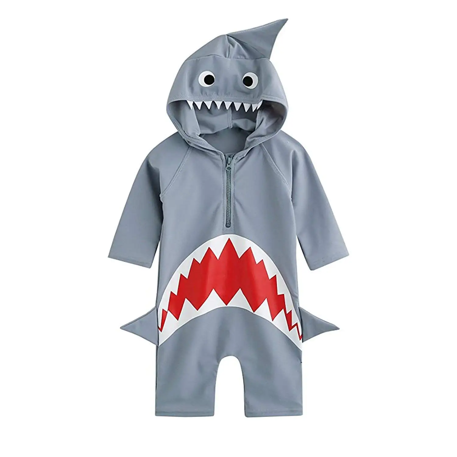 Baby Boys Dinosaur Printed Swim Jumpsuit Little Boys Swimwear 3PCS Sets