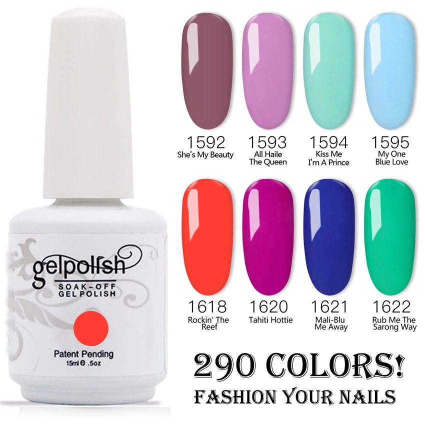 

2019 New Brand Kismart Gelpolish 15ml Good Quality Nail Gel Polish Soak Off UV/LED Gel Nail Polish, N/a
