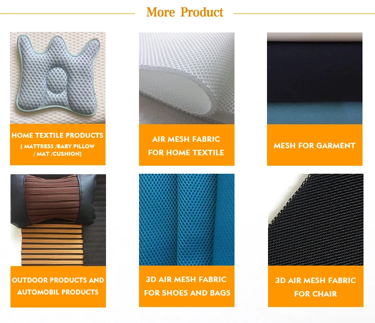 100% polyester 3d sandwich air mesh fabric for shoes and bags