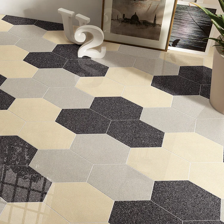 Decoration Ceramic Hexagon Shape Floor Tile Manufacture