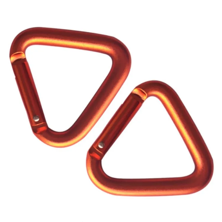 Custom Aluminum Alloy Orange Large Triangle Carabiner For Gift Buy