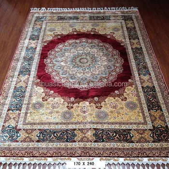 Red Medallion Chinese Hand Knotted Persian Rugs Handmade Hand Knotted Persian Rugs Handmade