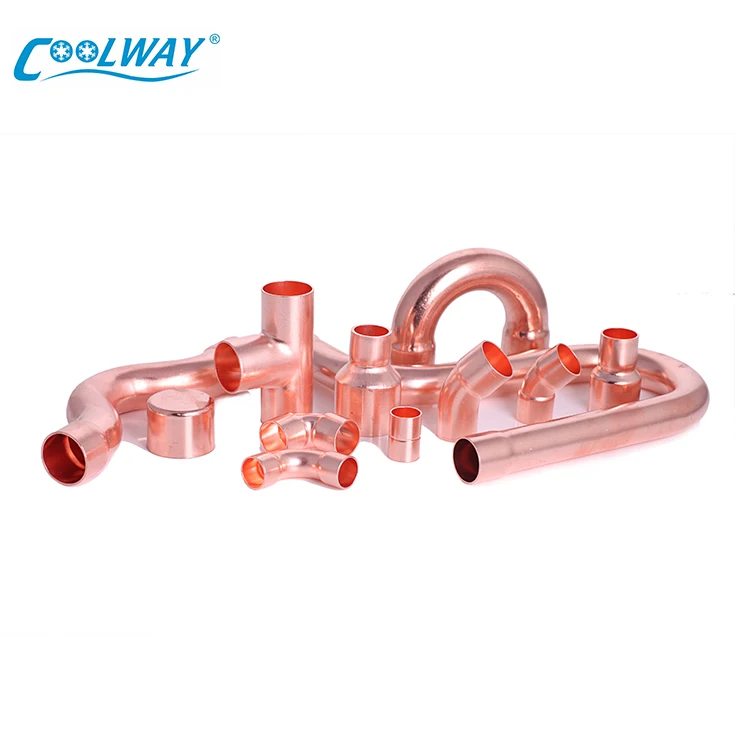 Factory Wholesale Price Pipe Pitting China Supplier Brass Compression Copper Cross Fitting Elbow for Copper Pipe