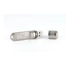 Waterproof Screw Top Laser Engraved Logo Chrome-plated USB Flash Drive