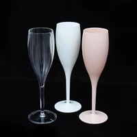 

custom clear acrylic plastic champagne glass wine glass cup for hotel restaurant party