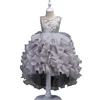 Tutu Dress Flower Lace Princess Children Bridesmaid Frocks for Wedding Girls Party
