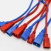 3 Prong US AC Power Cord IEC320 C19 to C20 Extension Cable 12 AWG 20A 250V Green Heavy Duty for Servers/Routers/Network
