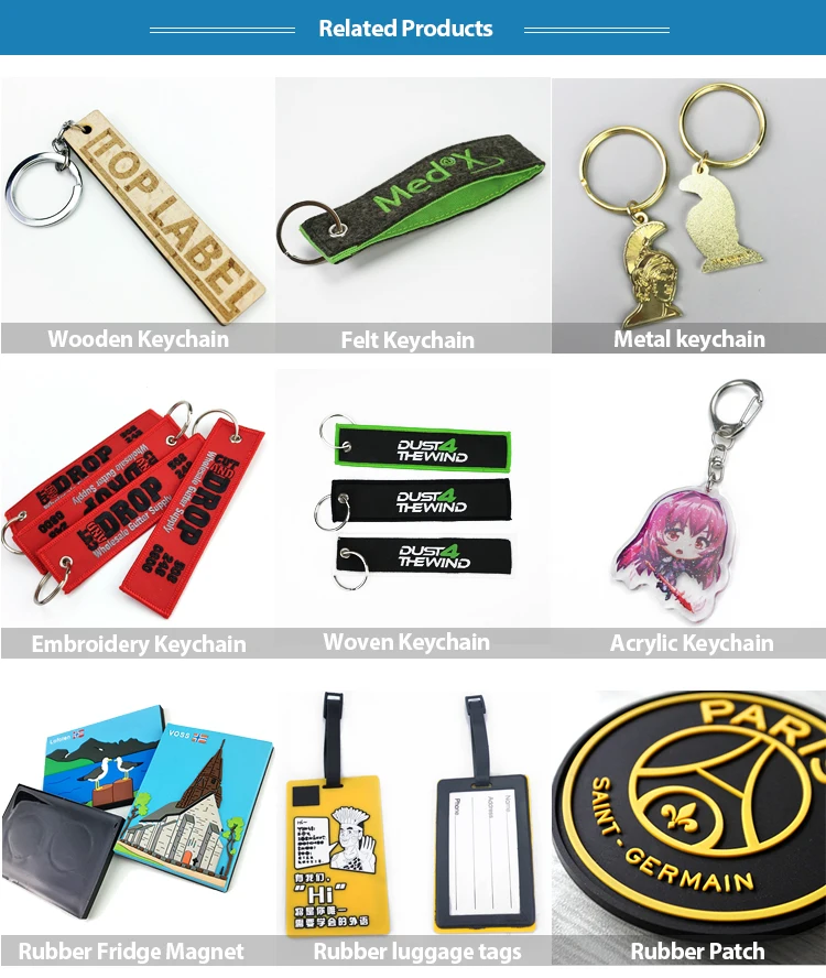 Manufacture Soft Pvc Keychain Cheap Oem Fashion Logo ...