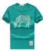 cheap wholesale Zebra print t shirt men customized printing