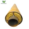 waterproof pipe insulation with polyurethane foam filled and high density polyethylene coated