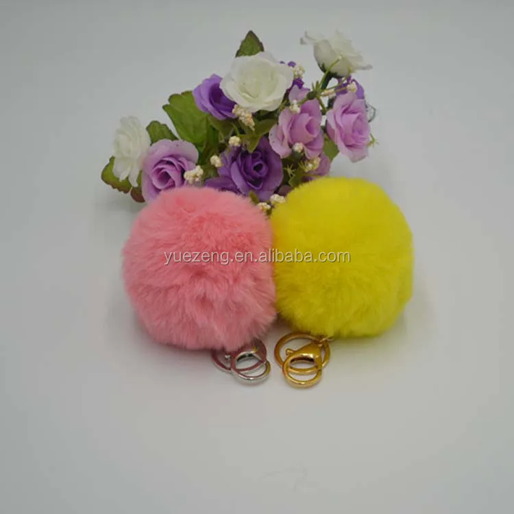 rabbit fur keychain (47)