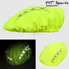 night visual High Visibility reflective YELLOW Universal Size Rain resistant Waterproof bicycle helmet cover