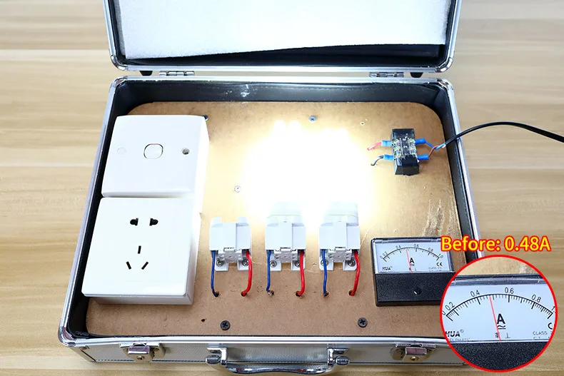 
Energy power saver testing box Electricity Saver saving demonstration board demo kit 