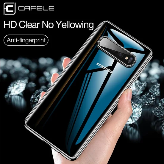 

CAFELE New Luxury Electroplate Transparent Soft Tpu Plating Mobile Phone Case for Samsung Galaxy s10/s10 plus/S10 lite