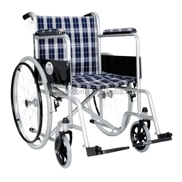 cheapest steel folding basic wheel chair