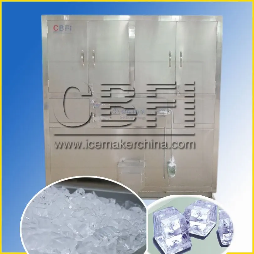 commercial cube ice making machine for cooling wine