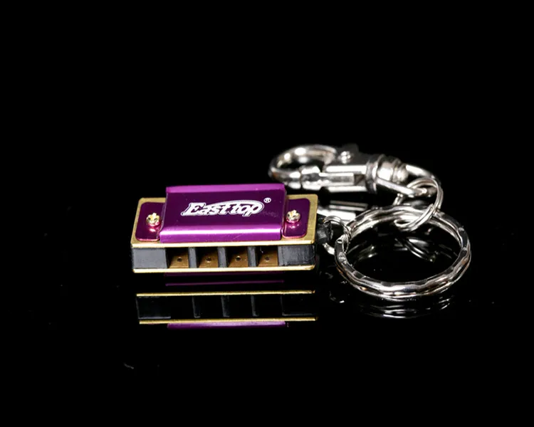 

East top 4 hole mini keychain harmonica