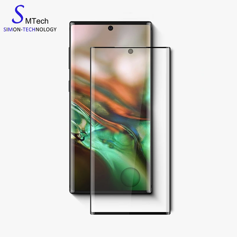 

Cold Carving For Samsung Galaxy Note 10/ 10 pro Tempered Glass Screen Protector, Transparent;black