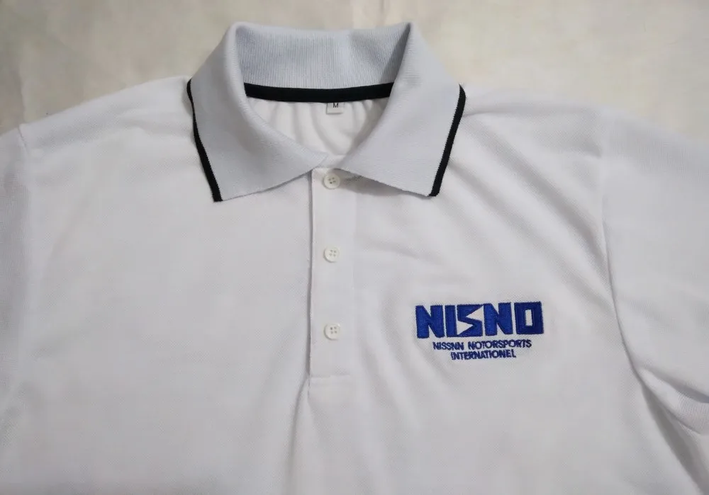 NISSAN NISMO BASIC polo shirt White New Polyester 60% from JAPAN 