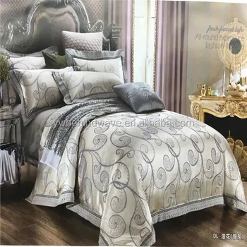 Wholesale Jacquard Jacquard Comforter Set Luxury 4 Pcs Bedding