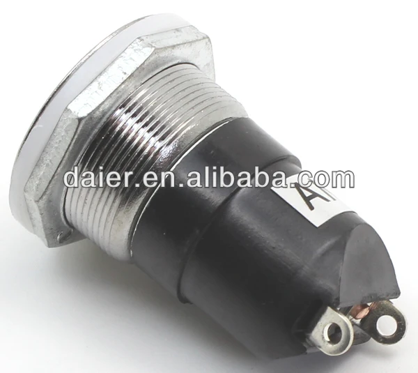 AN24-H OFF-(ON) SPST 2 PIN 20MM push button switch