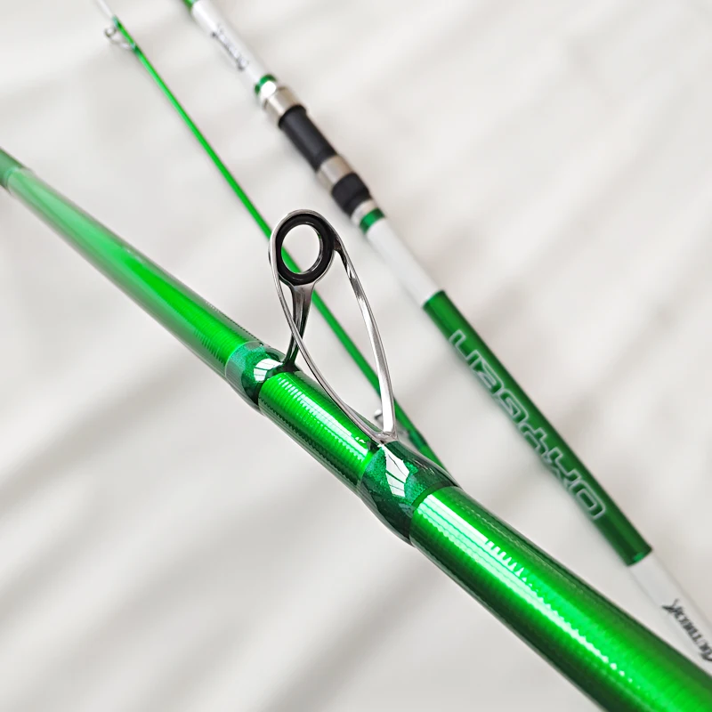 

Surf casting carbon fishing rod in stock, Green