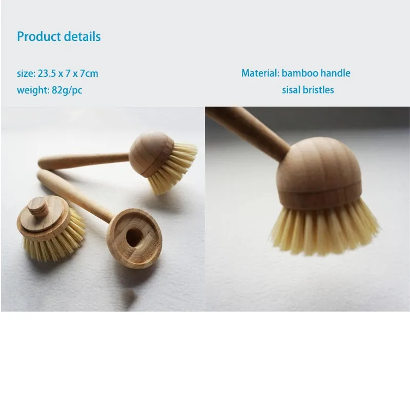 Ecofriendly Natural Bamboo Dish Brush Natural Bristle Brush Buy Natural Bristle Brush,Natural